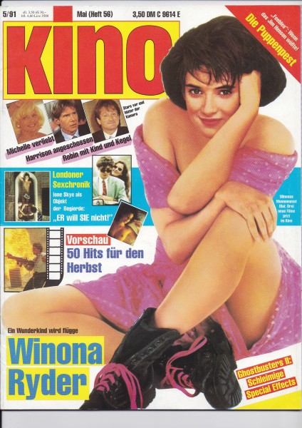 Kino Zeitschrift, Heft Nr. 56, Mai 1991, Winona Ryder, Harrison Ford, Michelle Pfeiffer, John Godman