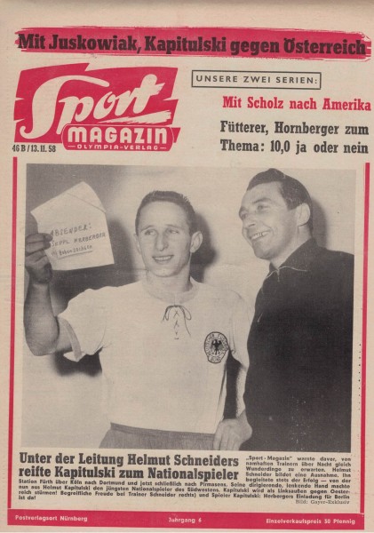 Sport Magazin - 1958 46 B - 13.11.1958