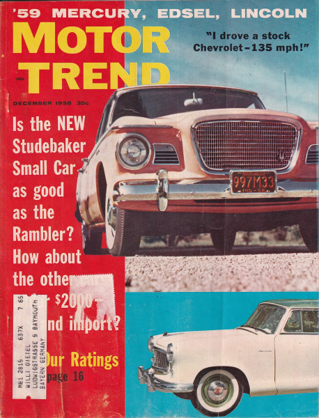 Motor Trend - 1958 December