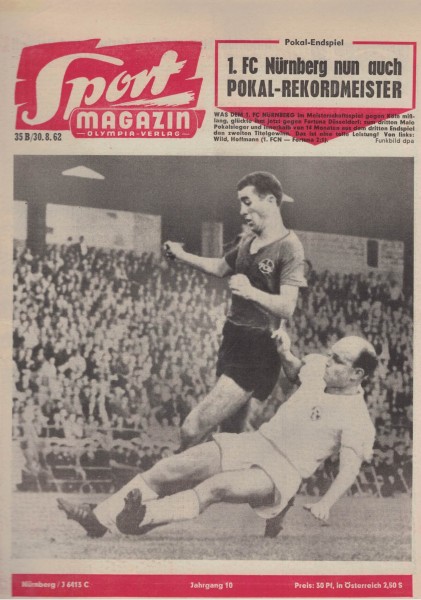 Sport Magazin - 1962 35 B - 30.08.1962