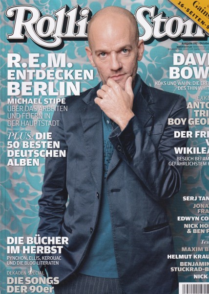 Rolling Stone 2010-10 Oktober - Ausgabe 192 - R.E.M., David Bowie, Boy George - mit CD
