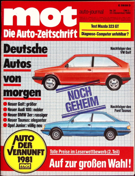 mot auto-journal - Die Auto-Zeitschrift - 1980 - Nr. 26 - 23.12.1980