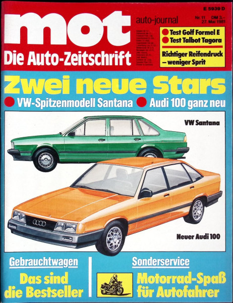 mot auto-journal - Die Auto-Zeitschrift - 1981 - Nr. 11 - 27.05.1981