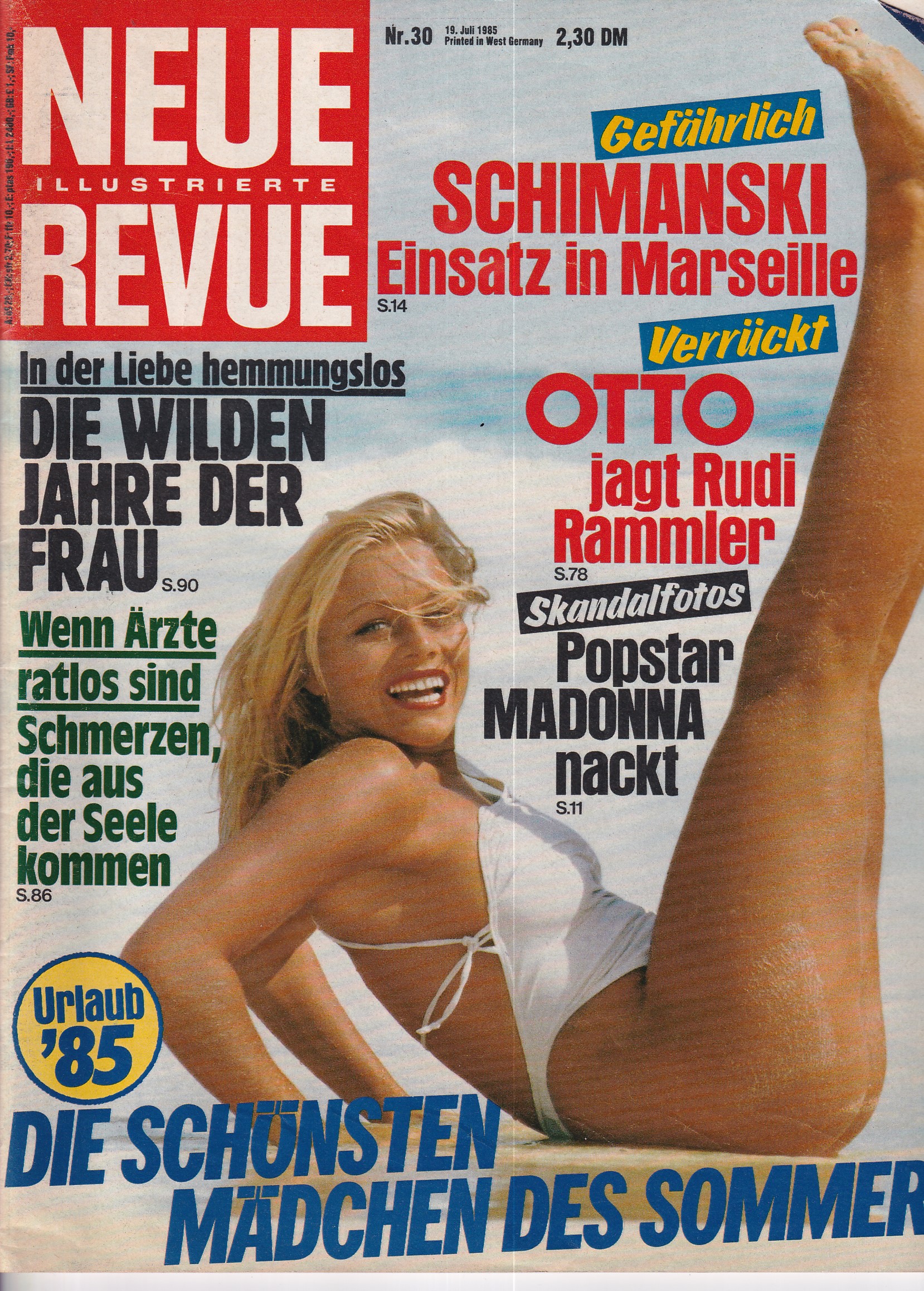 Neue Revue - Illustrierte - 1985 Foto Bild