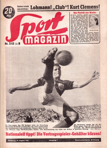 Sport Magazin - 1953 02 B - 13. August 1953