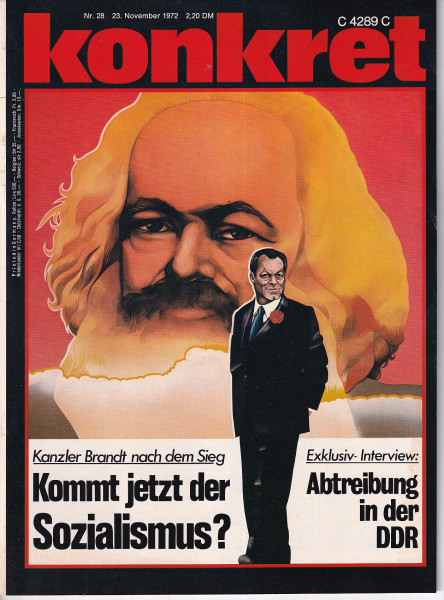 Konkret - Zeitschrift für Kultur und Politik - 23. November 1972