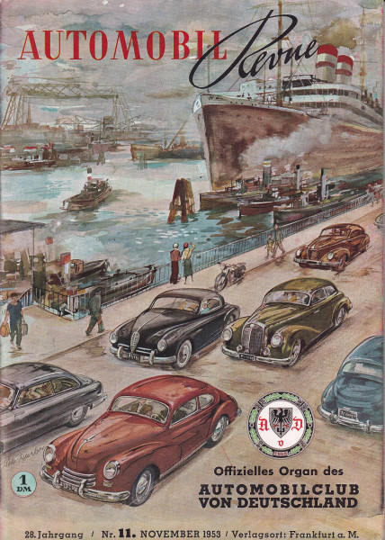Automobil Revue - Automobilclub von Deutschland - November 1953