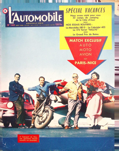 L´Automobile No. 148 - Aout 1958
