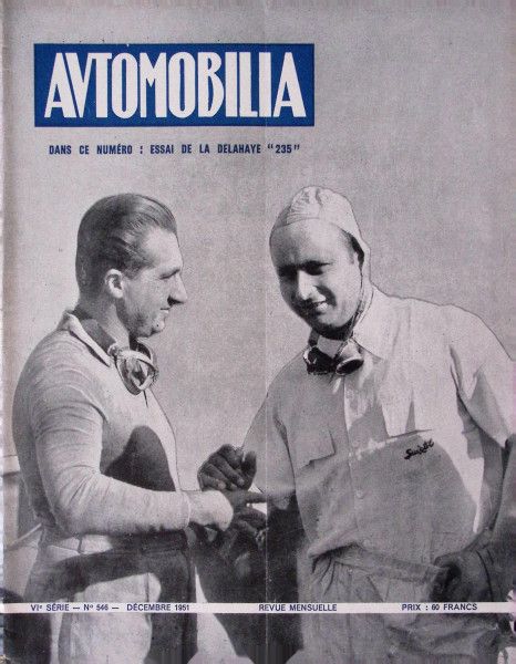Automobilia - Decembre 1951 - No. 546
