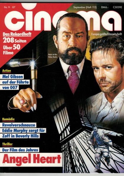Cinema Zeitschrift, Heft Nr. 112, September 1987, Mel Gibson, Eddie Murphy, Angel Heart