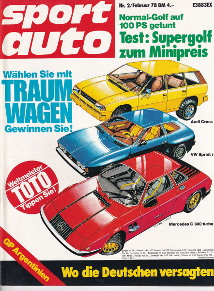 sport auto - 1978 Februar