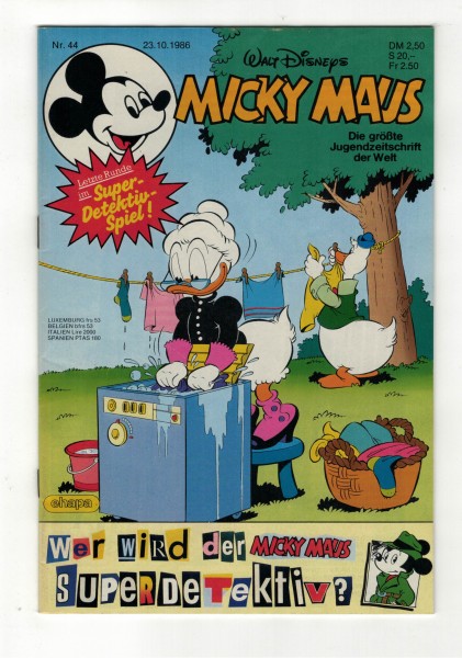Micky Maus 1986 Nr. 44 / 23.10.1986