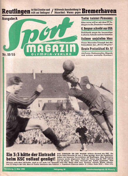 Sport Magazin - 1955 18 A - 02. Mai 1955