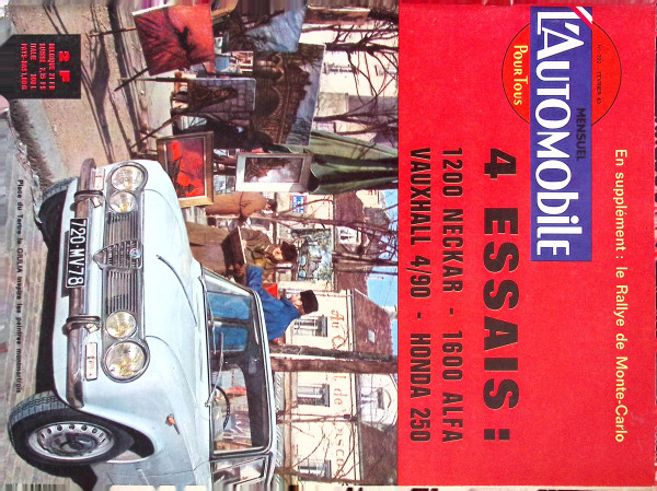 L´Automobile No. 202 - Fevrier 1963