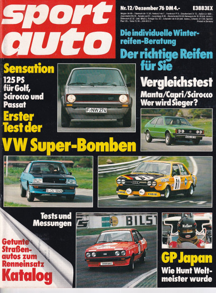 sport auto - 1976 Dezember