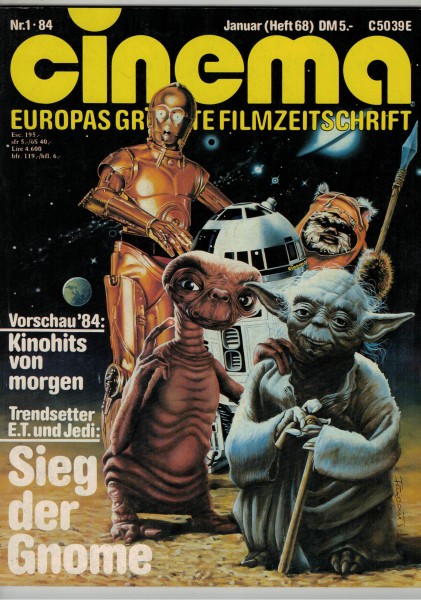 Cinema Zeitschrift, Heft Nr. 068, Januar 1984, E.T., Jedi, Das Imperium schlägt zurück