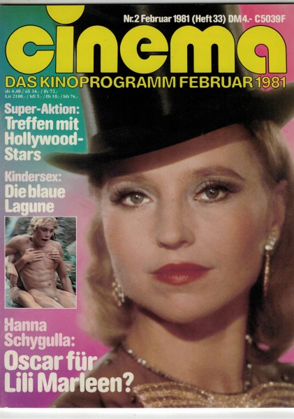 Cinema Zeitschrift, Heft Nr. 033, Februar 1981