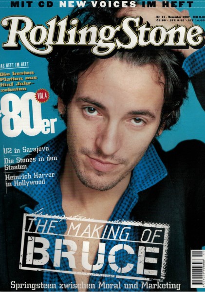 Rolling Stone 1997-11 November - Ausgabe 37 - U2, Heinrich Harrer, Bruce Springsteen - mit CD