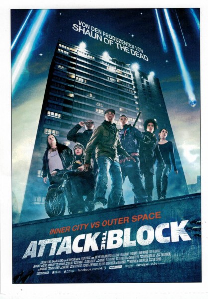 Cinema Filmkarte "Attack the Block"