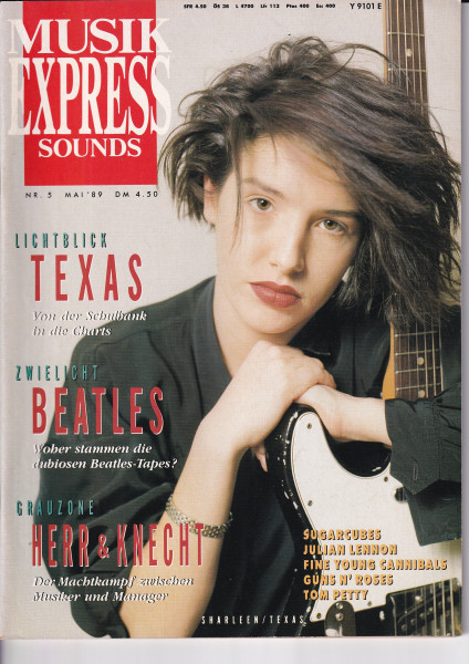 Musik Express Sounds - 1989 Mai - Texas, Beatles, Sugarcubes, Julian Lennon, Tom Petty