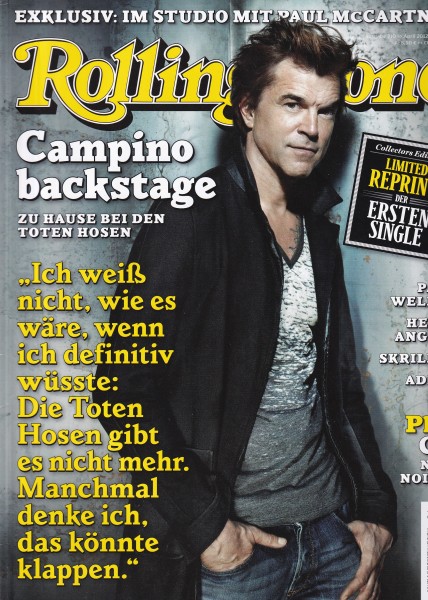 Rolling Stone 2012-04 April - Ausgabe 210 - Die Toten Hosen, Campino, Paul McCartney - mit CD
