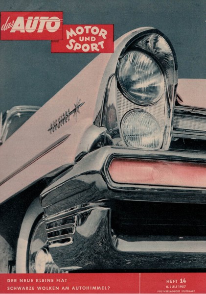 Auto Motor und Sport 1957 Heft 14 - 06.07.1957 - Fiat 500