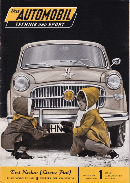 Das Automobil - Technik und Sport - Januar 1958