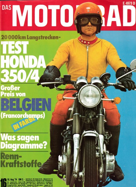 Das Motorrad - 1974 - Heft 16 - Honda 350 F