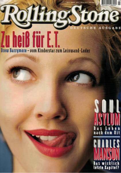 Rolling Stone 1995-07 Juli - Ausgabe 09 - Soul Asylum, Charles Manson, Drew Barrymore