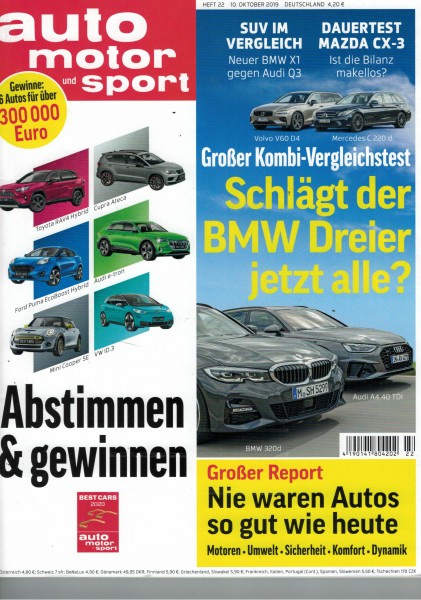 Auto Motor und Sport 2019 Heft 22-10.10.2019