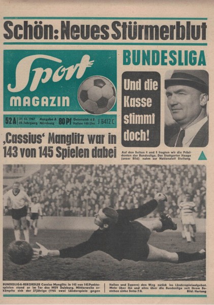 Sport Magazin - 1967 52 A - 27.12.1967
