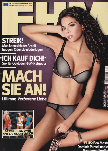 FHM - FOR HIM MAGAZINE - 2007-09 September - Bea Mester, Lilli Hollunder