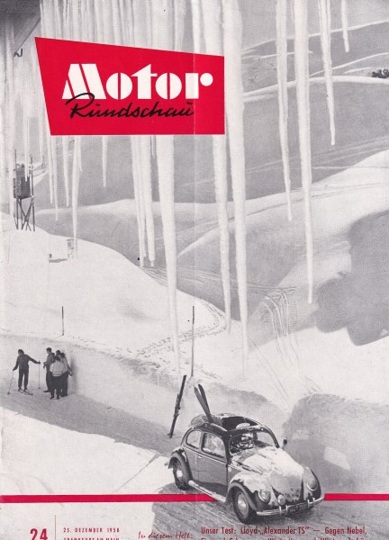 Motor Rundschau 1958 Heft 24 - 25.12.1958 - Lloyd Alexander TS
