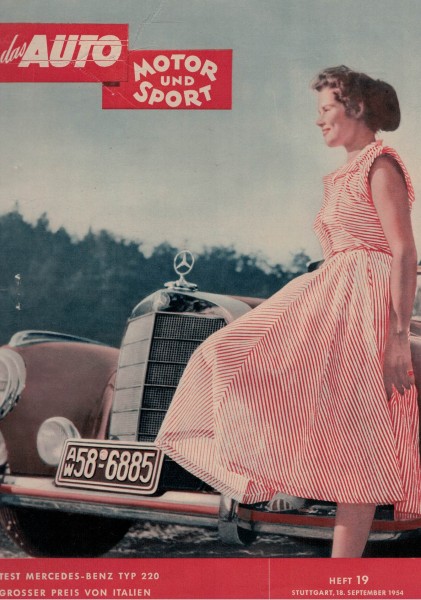 Auto Motor und Sport 1954 Heft 19 - 18.09.1954 - Mercedes-Benz Typ 220