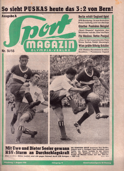 Sport Magazin - 1955 31 A - 01. August 1955