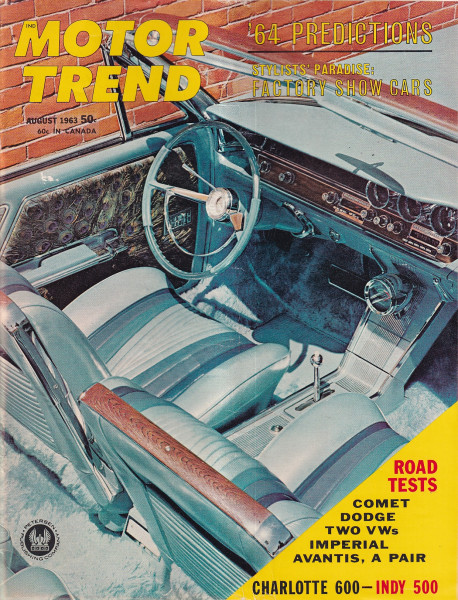 Motor Trend - 1963 August