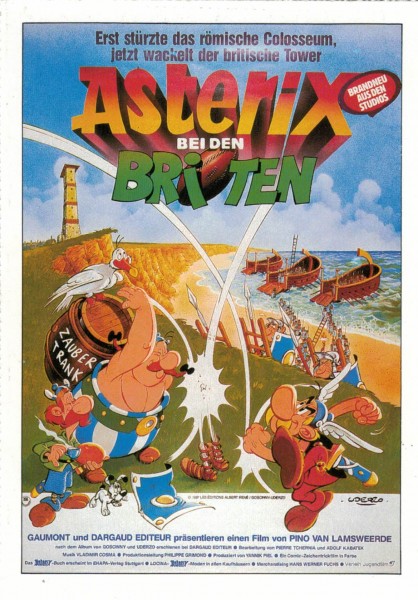 Cinema Filmkarte "Asterix bei den Briten"