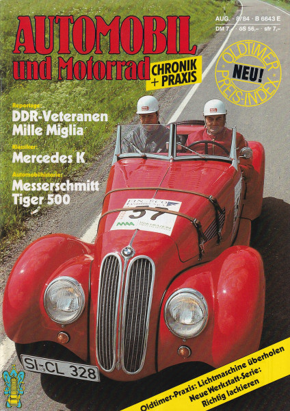 Automobil und Motorrad Chronik - 1984 - August