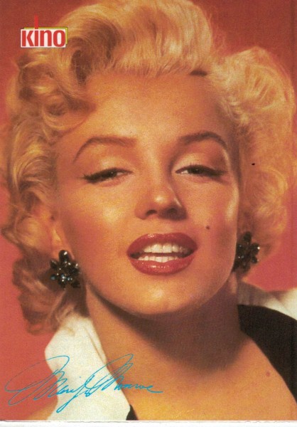 Kino-Autogrammkarte - Marilyn Monroe