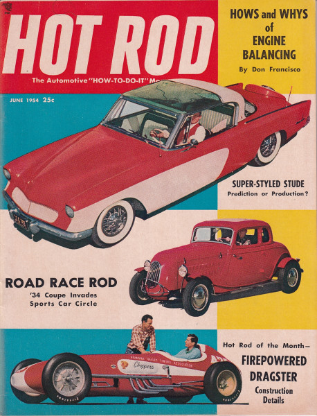 Hot Road Magazine - 1954 June