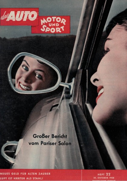 Auto Motor und Sport 1958 Heft 22 - 25.10.1958 - Karmann-Ghia
