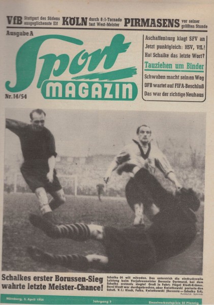 Sport Magazin - 1954 14 A - 05. April 1954