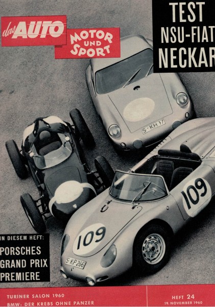 Auto Motor und Sport 1960 Heft 24 - 19.11.1960 - NSU-Fiat Neckar