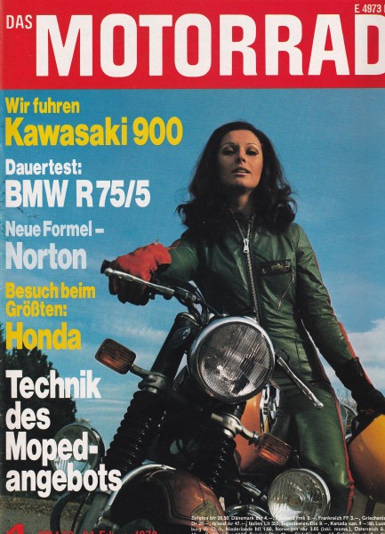 Das Motorrad - 1973 - Heft 04 - Kawasaki 900, BMW R 75/5