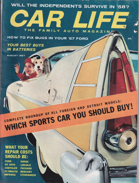 Car Life - 1957 August