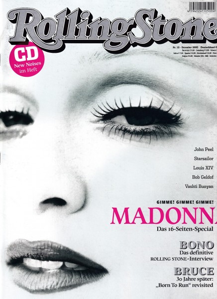 Rolling Stone 2005-12 Dezember - Ausgabe 134 - Madonna, Bono, Bruce Springsteen - mit CD