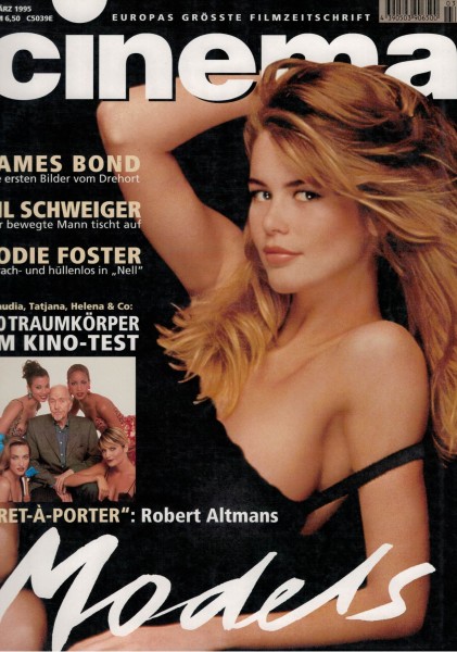 Cinema Zeitschrift, Heft Nr. 202 März 1995, Claudia Schiffer, James Bond, Til Schweiger, Jodie Fost