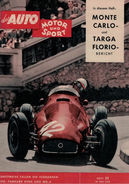 Auto Motor und Sport 1958 Heft 11 - 24.05.1958 - Panhard Dyna, MG-A