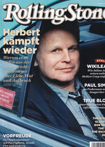 Rolling Stone 2011-04 April - Ausgabe 198 - Herbert Grönemeyer, Paul Simon, True Blood -mit CD