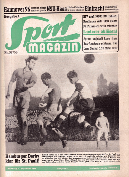 Sport Magazin - 1953 37 A - 09. September 1953
